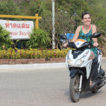 Hiring a motorbike on Koh Larn